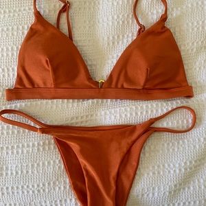 Orange bikini